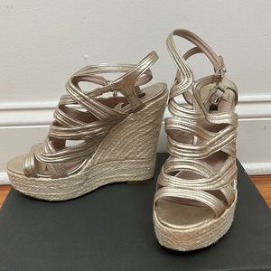 Joan & David wedges